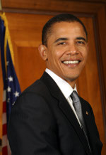 Portrait of Barack Obama